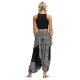 Women's Yoga Boho Comfort Sports Gym Yoga Pants Bloomers Pants Pattern Full Length Baggy Print Black Gray