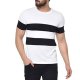 Thick Collar 100% Cotton men T Shirt low price Plain Oversized Mock Neck T-shirt for Men