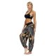 Women's Yoga Boho Comfort Plus Size Loose Pants Bloomers Pants Pattern Full Length Print High Waist Gray