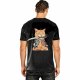 Men's Tee T shirt Other Prints Cat Graphic Prints Carp Print Short Sleeve Casual Tops Casual Fashion Black