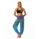 Women's Yoga Boho Comfort Plus Size Loose Gym Yoga Pants Bloomers Pants Pattern Full Length Print High Waist Blue Purple