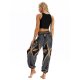 Women's Yoga Boho Comfort Plus Size Loose Pants Bloomers Pants Pattern Full Length Print High Waist Gray