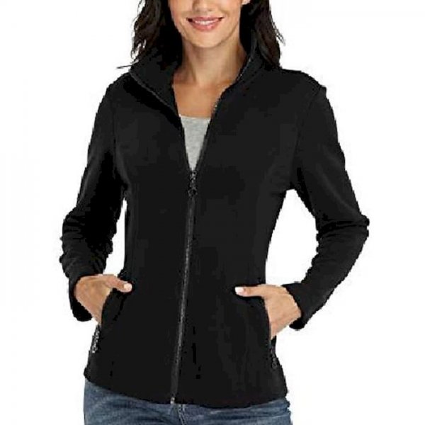 Women's Jacket Sporty Pocket Coats & Jackets Regular Street Long Sleeve 416 Gray