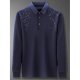 Men's Golf Shirt Other Prints Graphic Prints Long Sleeve Home Tops Fashion Classic Blue Black Navy Blue